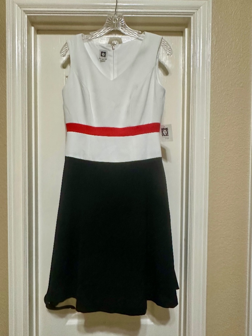 Ann Klein ColorBlock Dress Fit & flare 4